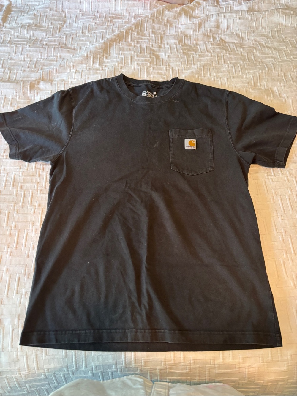 Carhartt Black Pocket T-Shirt - Classic Workwear Tee